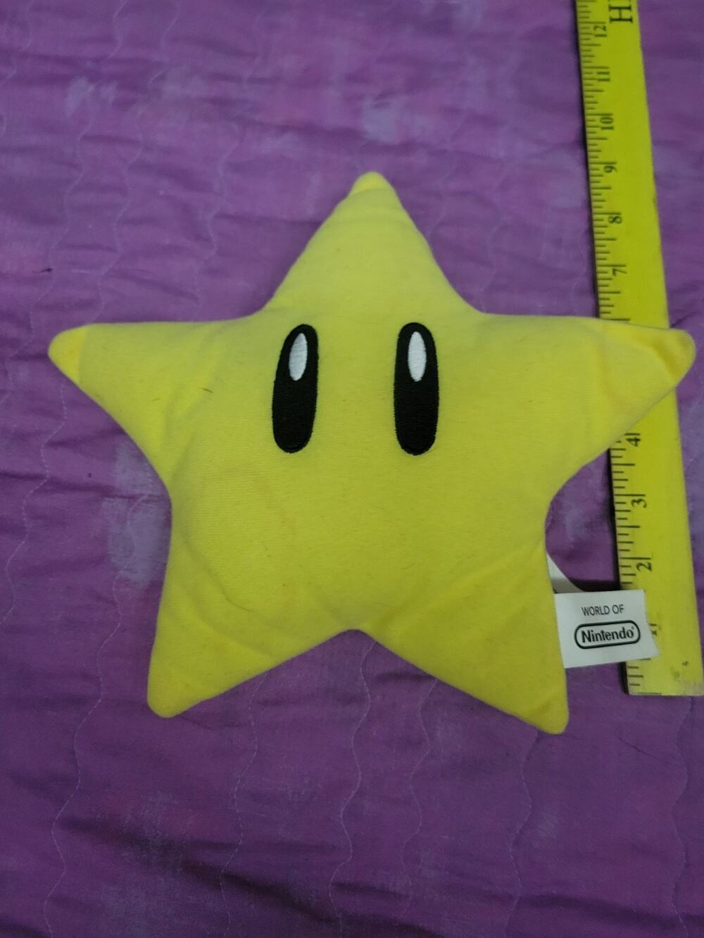 Super Nintendo World Reversible Pillow Star & ? Block Works